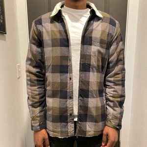 Plaid Wool Insulated Jacket